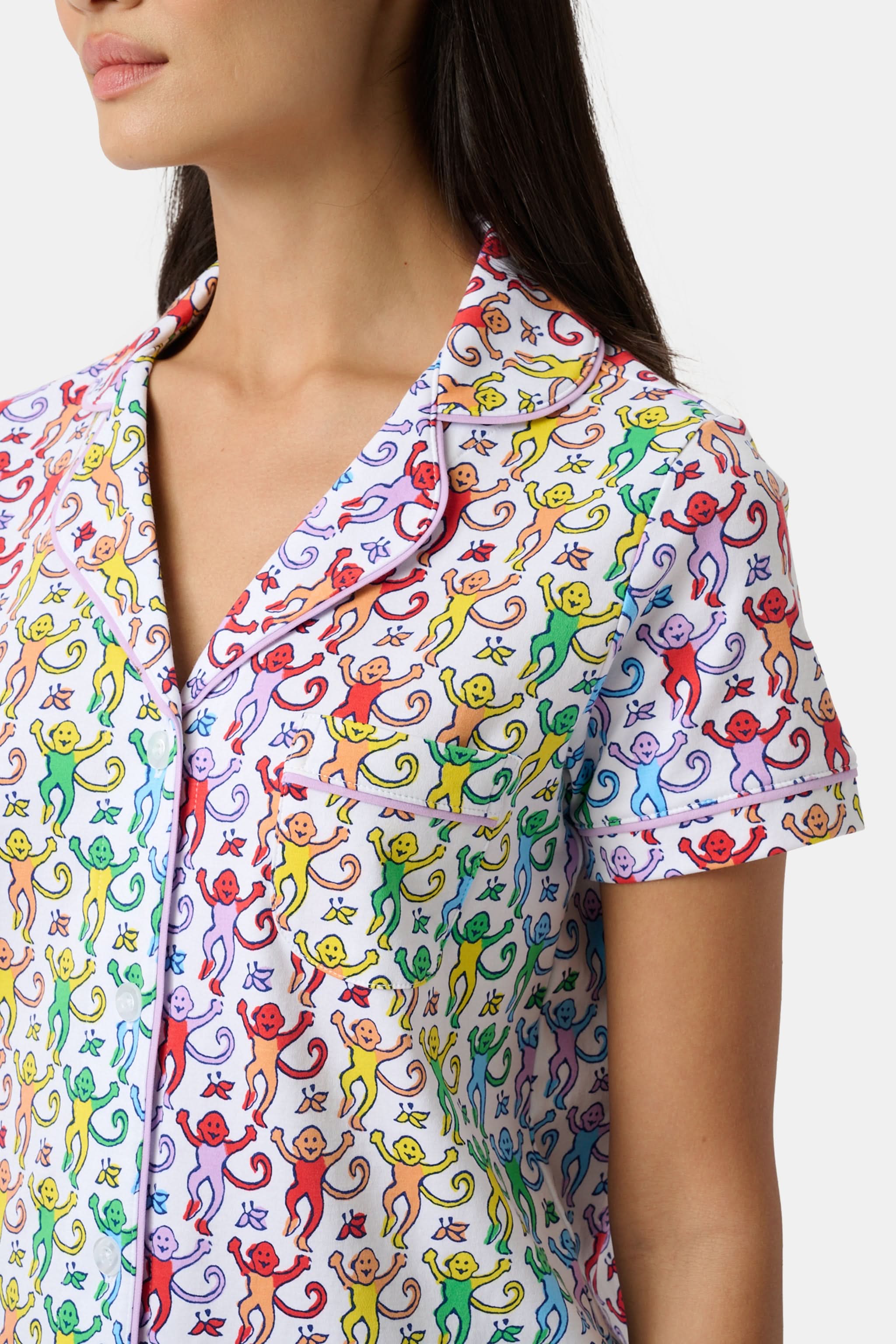 Disco Monkey Polo Pajamas