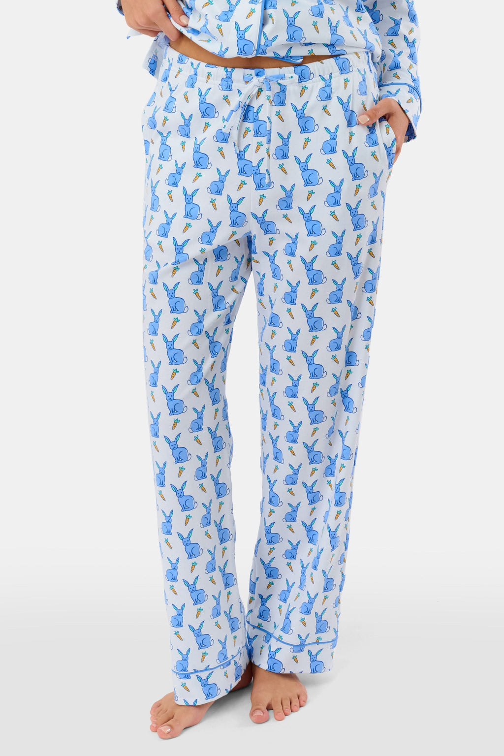 Romy the Rabbit Long Sleeve Polo Pajamas