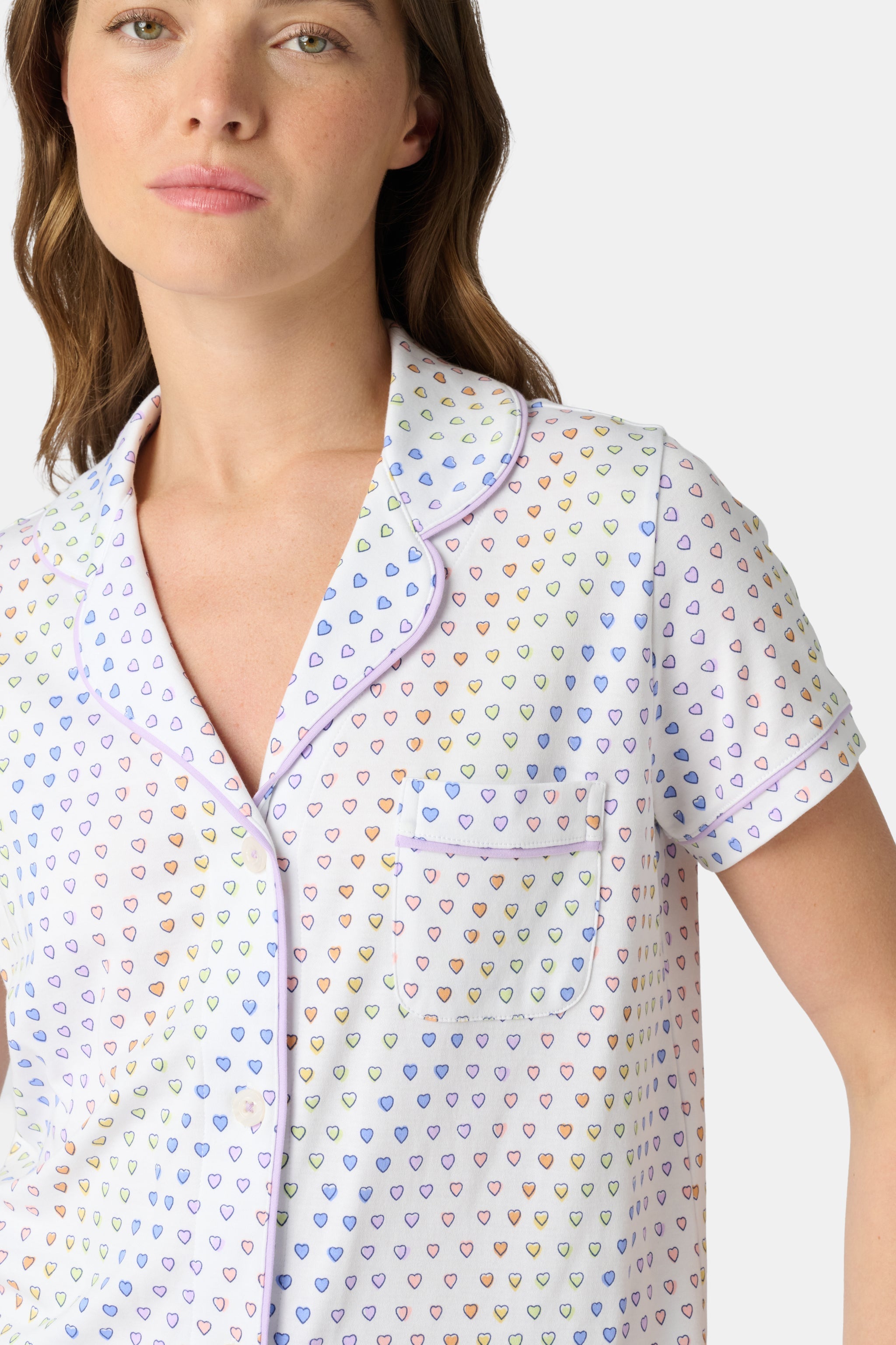 Disco Hearts Polo Pajamas