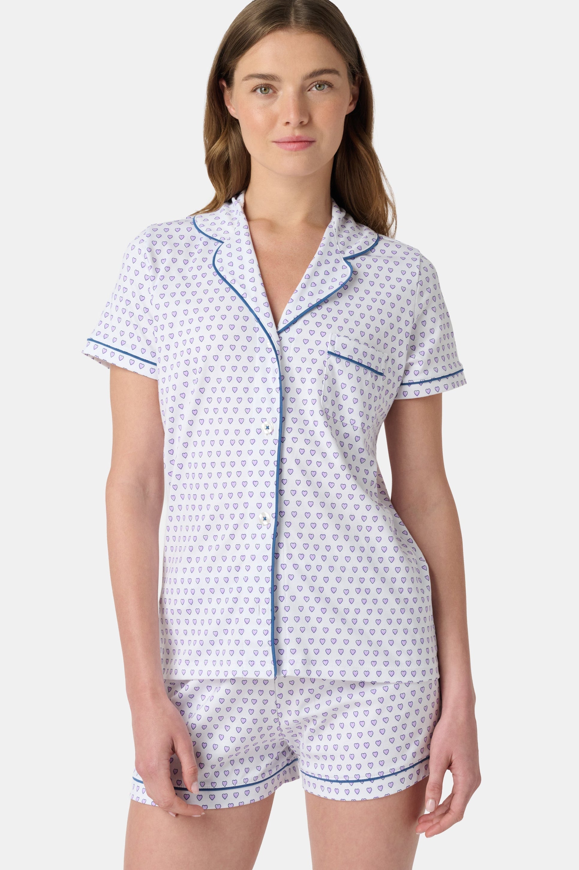 Hearts Polo Pajamas