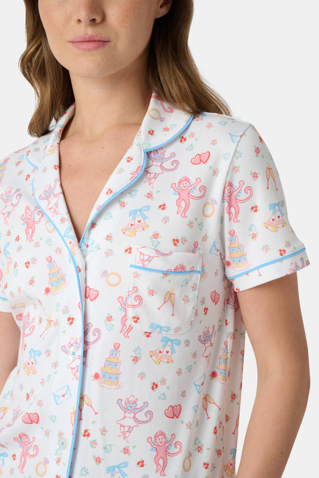Monkey Said Yes Polo Pajamas Main Image