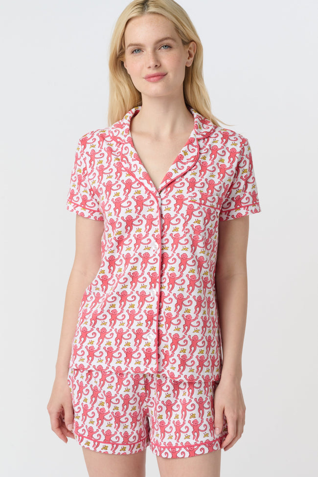 Monkey Polo Pajamas Hover Image