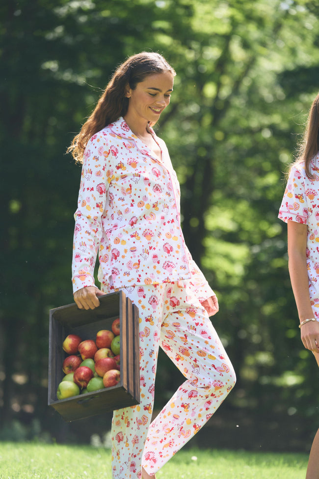Fall-A-Palooza Long Sleeve Polo Pajamas Main Image