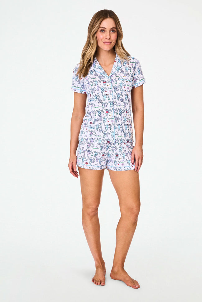 Chicago Monkey Polo Pajamas Main Image